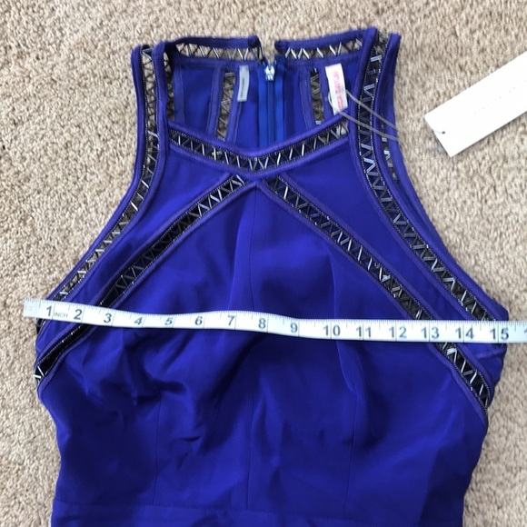 NWT! REBECCA TAYLOR Size 2 Violet MXi Silk dress - Picture 12 of 13